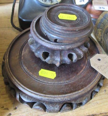 QUANTITY OF CHINESE VASE STANDS Image