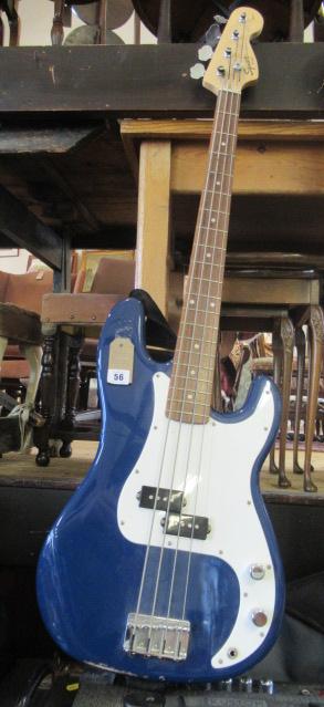 FENDER SQUIRE BASS GUITAR WITH CASE Image