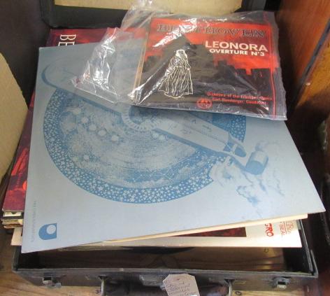 QUANTITY OF CLASSICAL RECORDS AND CARRY CASE Image