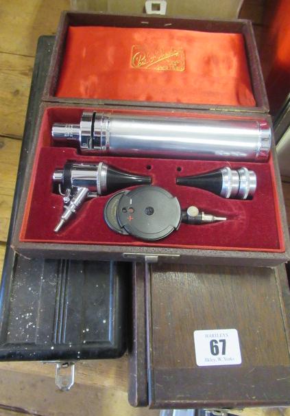 THREE VINTAGE CASED DOCTORS INSTRUMENTS Image