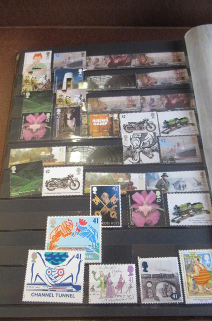 WELL STOCKED ALBUM OF MINT GB DECIMAL STAMPS Image