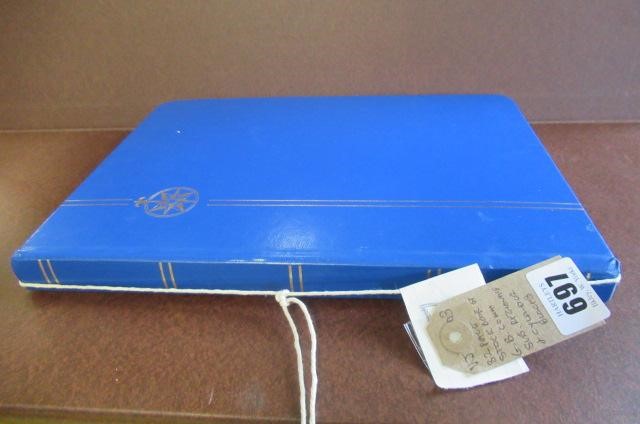 32 PAGE STOCK BOOK OF GB COMMEMORATIVE STAMPS REGIONAL AND CYLINDER BLOCKS Image