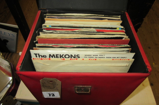BOX OF SINGLE RECORDS Image