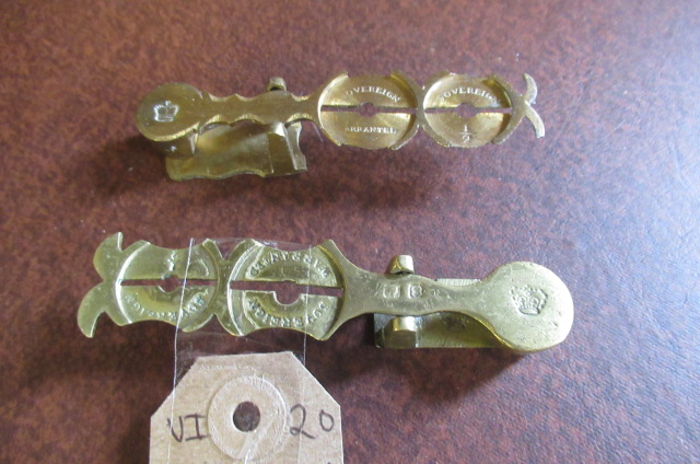 TWO SETS OF SOVEREIGN SCALES Image