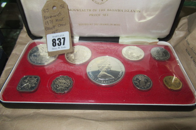 BAHAMAS 1971 MINT PROOF COIN SET Image