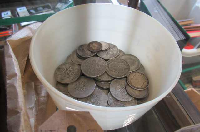 QUANTITY OF GEORGE V SILVER FLORINS ETC Image