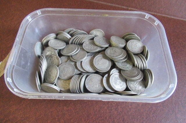 TUB OF GEORGE V AND VI SILVER AND OTHER COINAGE  Image
