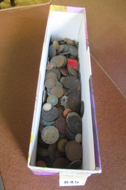 BOX OF BRITISH COINS Image