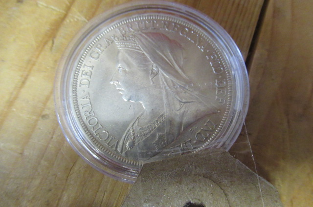 1894 HIGH GRADE SILVER CROWN Image