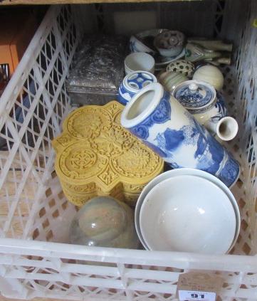 BOX OF CERAMICS ETC Image