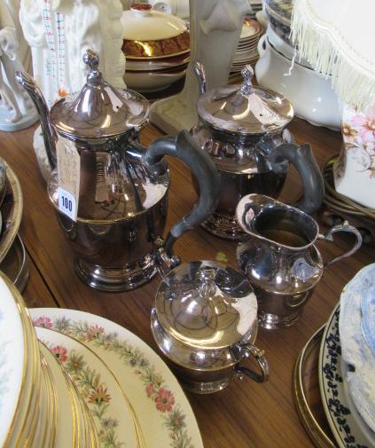 FOUR PIECE EPNS TEA SET Image