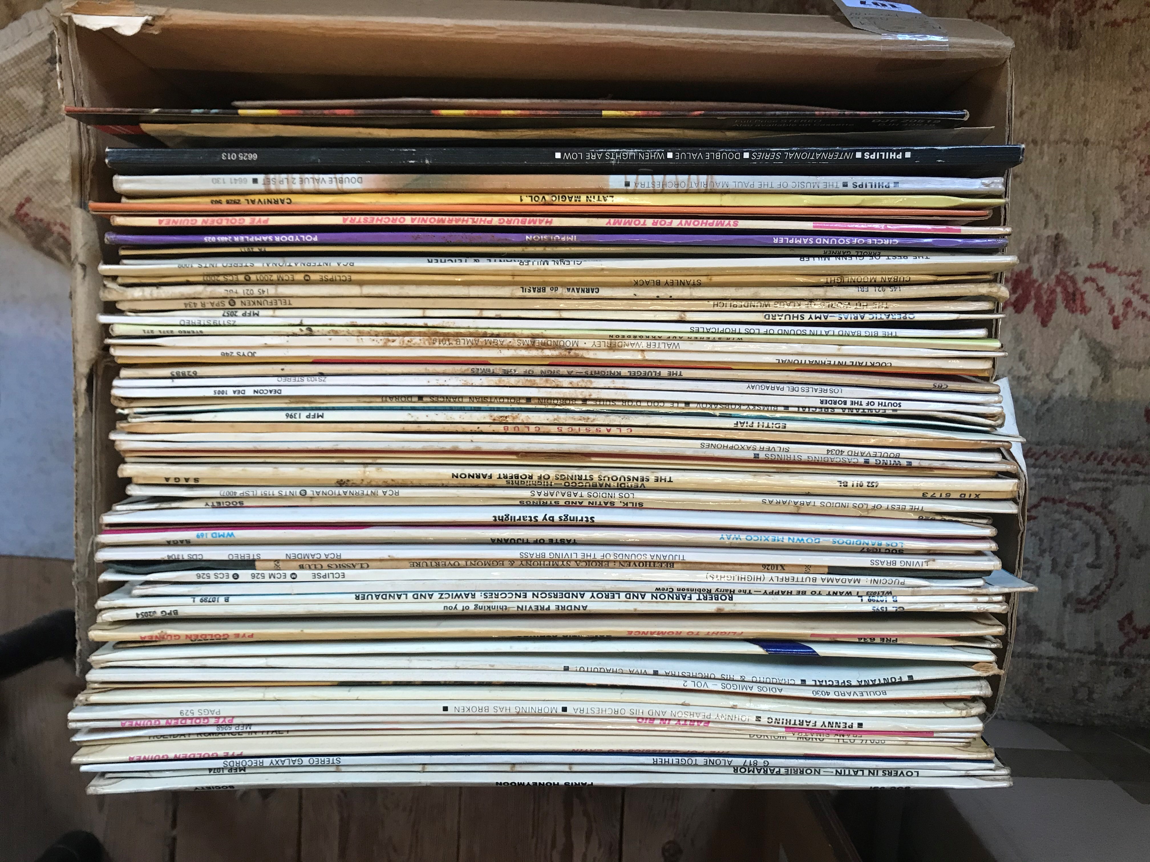 TWO BOXES OF LP RECORDS Image