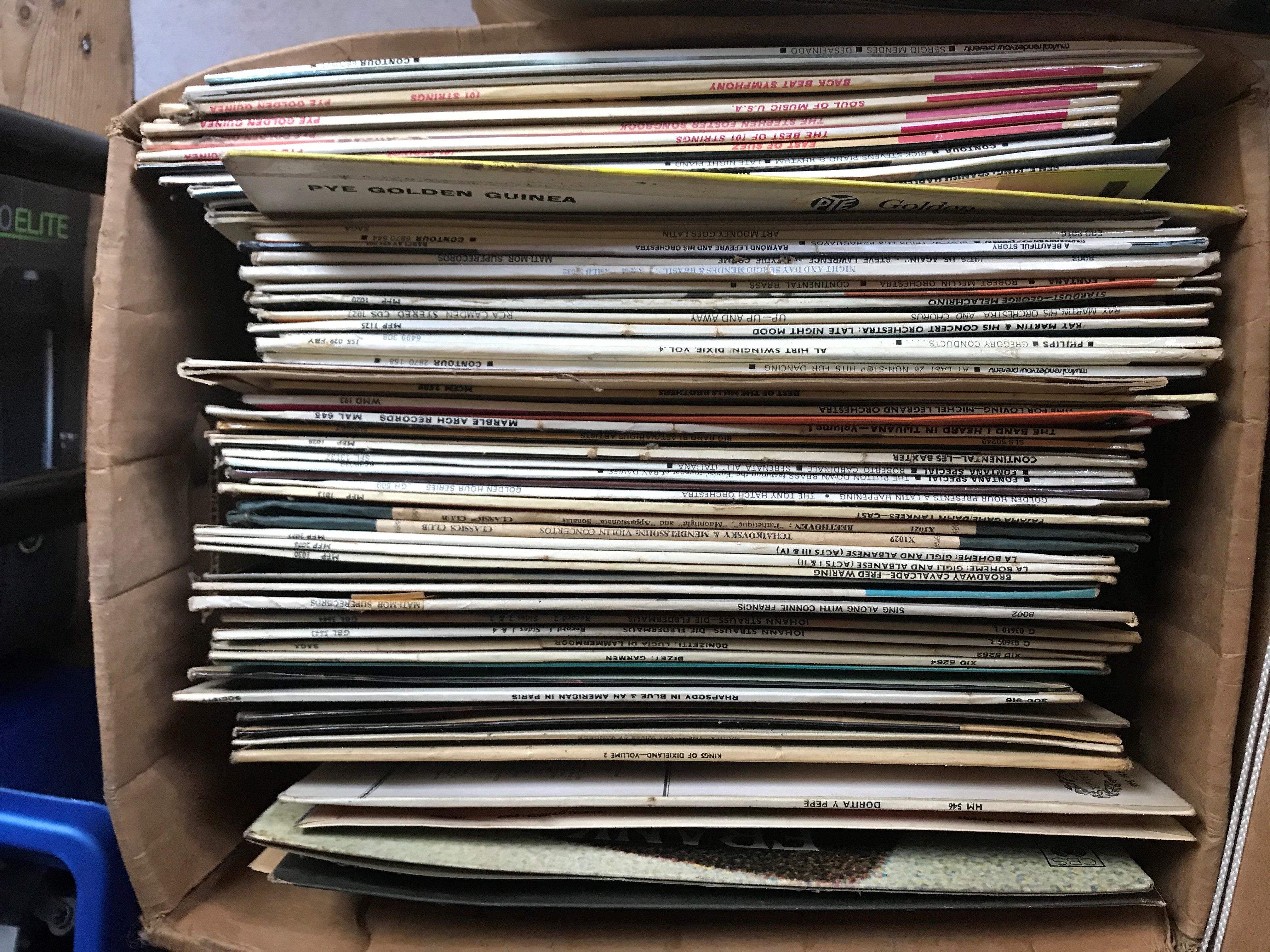 TWO BOXES OF LP RECORDS Image