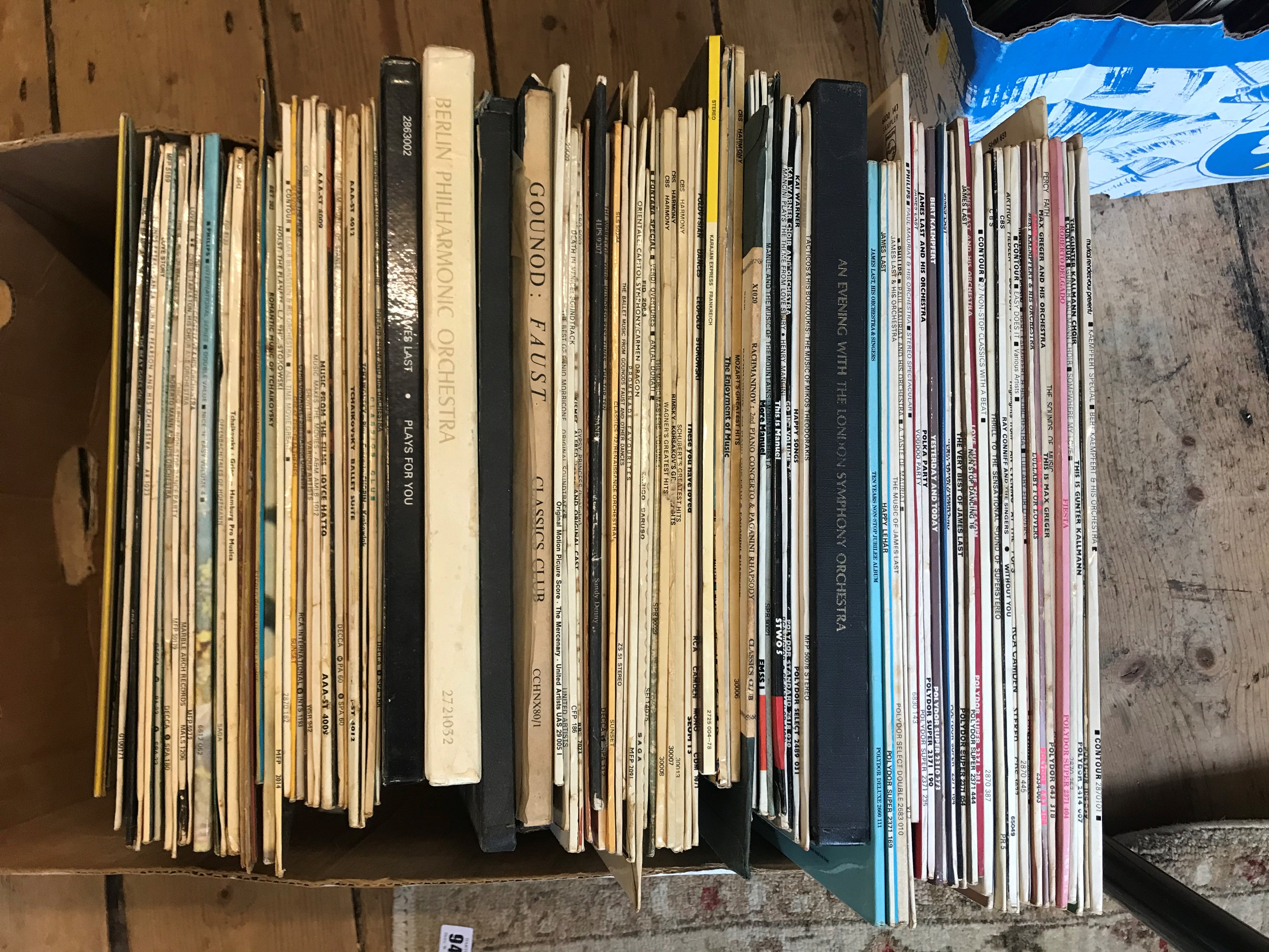 TWO BOXES OF RECORDS INCLUDING FLEETWOOD MAC Image