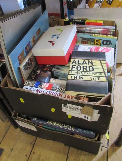 TWO BOXES OF BOOKS Image