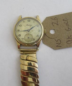 9CT GOLD ALPINA WATCH Image