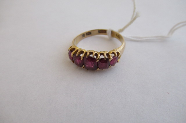 GOLD GEM SET RING Image