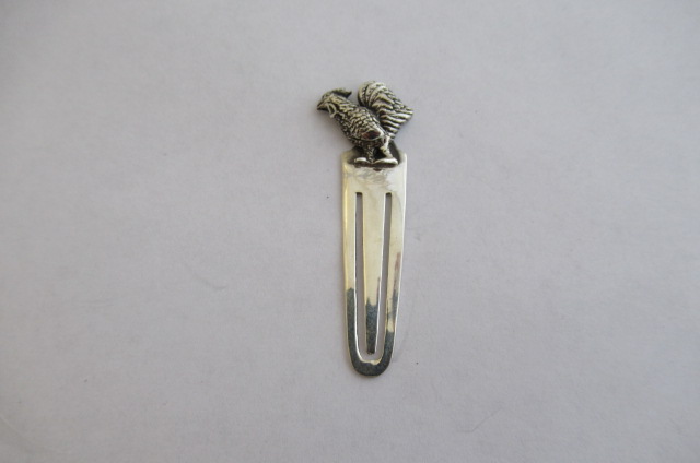 SILVER HEN BOOKMARK Image