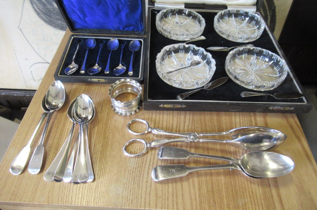 QUANTITY OF SILVER SPOONS ETC Image