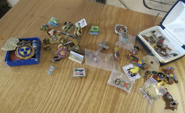 COLLECTION OF GOLLY PINS ETC Image