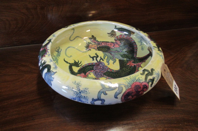 BURSLEY WARE LUSTRE DRAGON BOWL Image