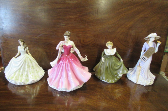 FOUR ROYAL DOULTON FIGURES Image