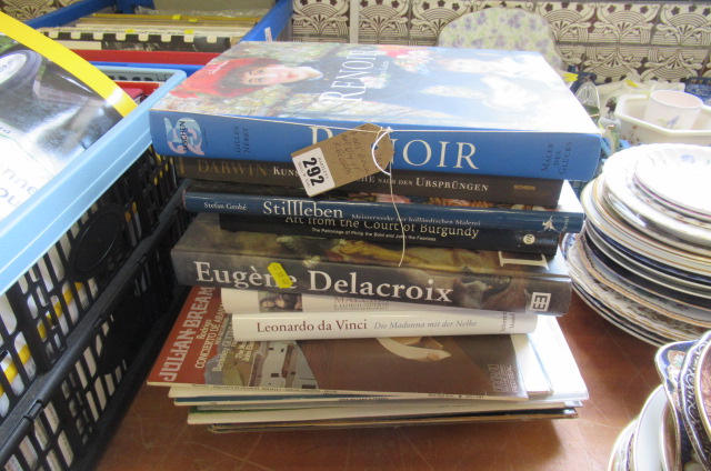 SEVEN ART BOOKS AND QUANTITY OF RECORDS Image