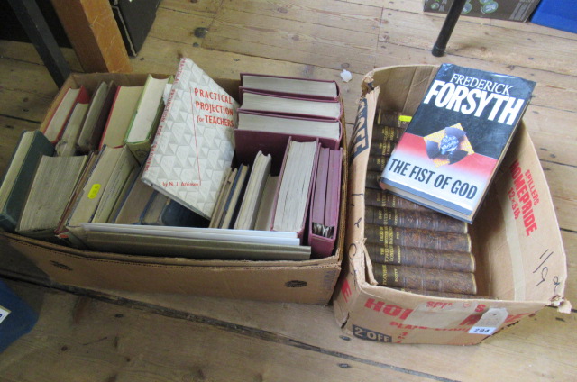 TWO BOXES OF BOOKS Image