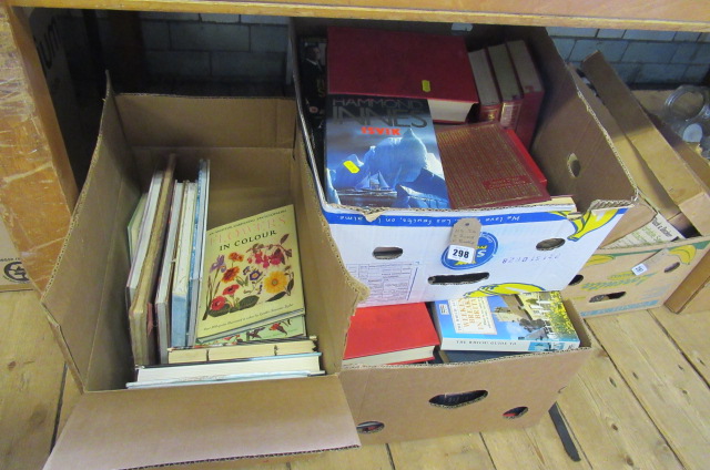 THREE BOXES OF BOOKS Image