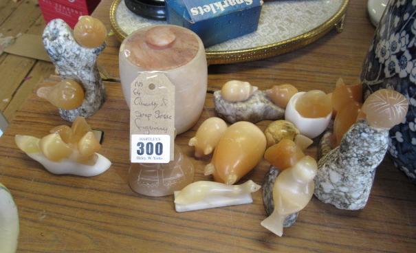 QUANTITY OF SOAPSTONE FIGURES Image