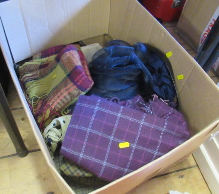 BOX OF SCARVES ETC Image