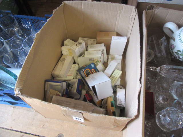 BOX OF DIECAST CARS ETC Image