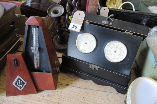 METRONOME  HYDROMETER AND THERMOMETER Image
