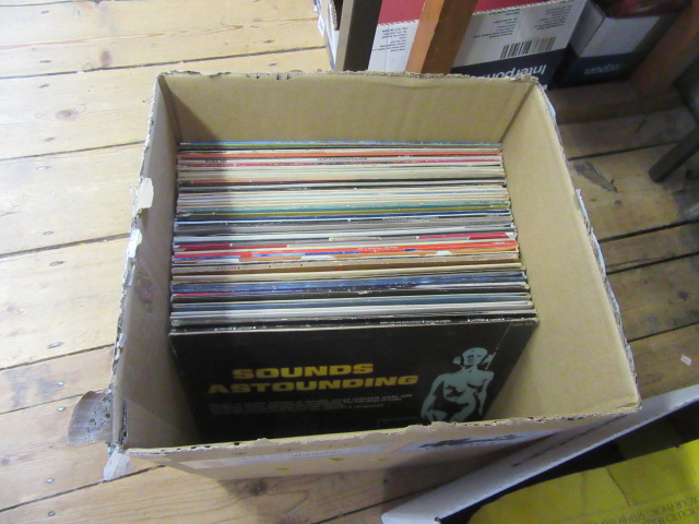 BOX OF LP RECORDS Image