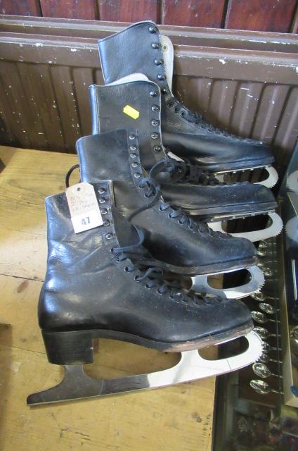 TWO PAIRS OF ICE SKATES Image