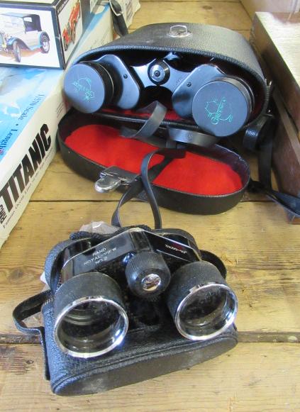 TWO PAIRS OF BINOCULARS Image