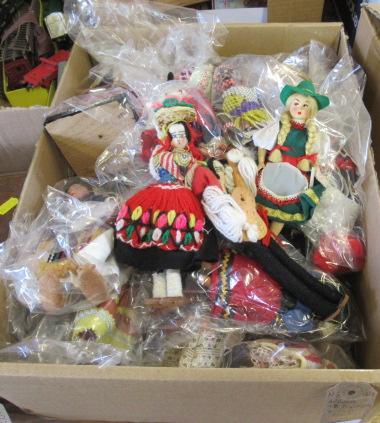 APPROXIMATELY 38 MINIATURE WORLD DOLLS Image