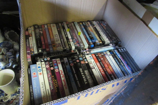 BOX OF DVDS Image