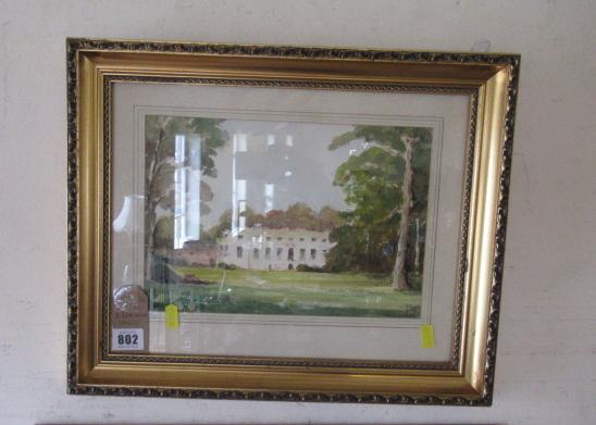 WATERCOLOUR OF BRAMHAM HOUSE Image