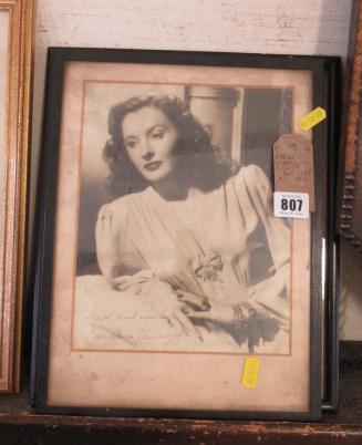 BARBARA STANWYCK SIGNED PHOTO AND ANOTHER Image