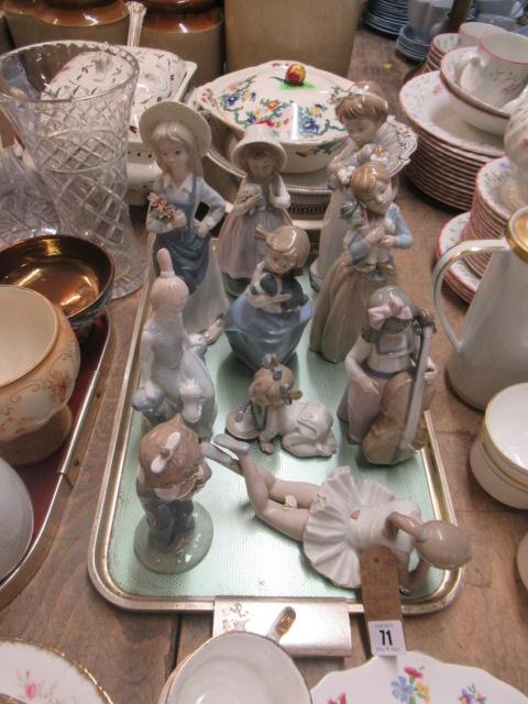 EIGHT NAO FIGURES AND TWO OTHERS Image