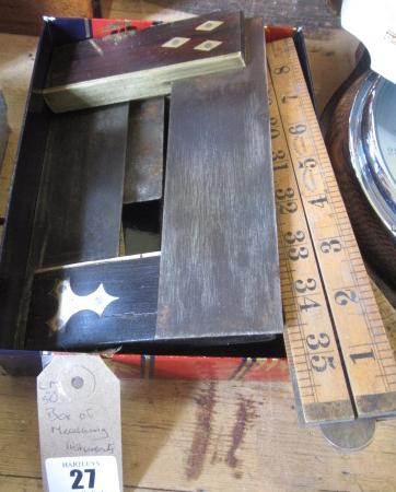 SMALL COLLECTION OF MEASURING INSTRUMENTS Image