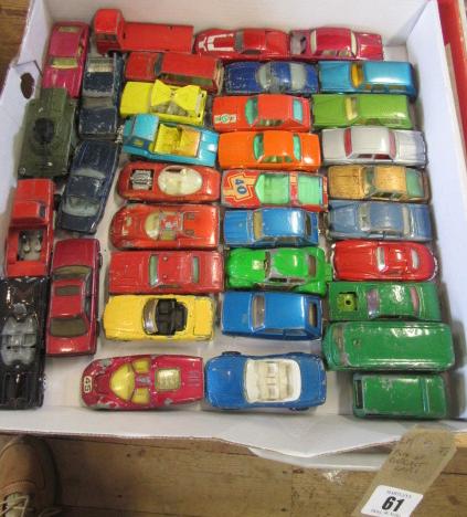 BOX OF DIECAST CARS Image