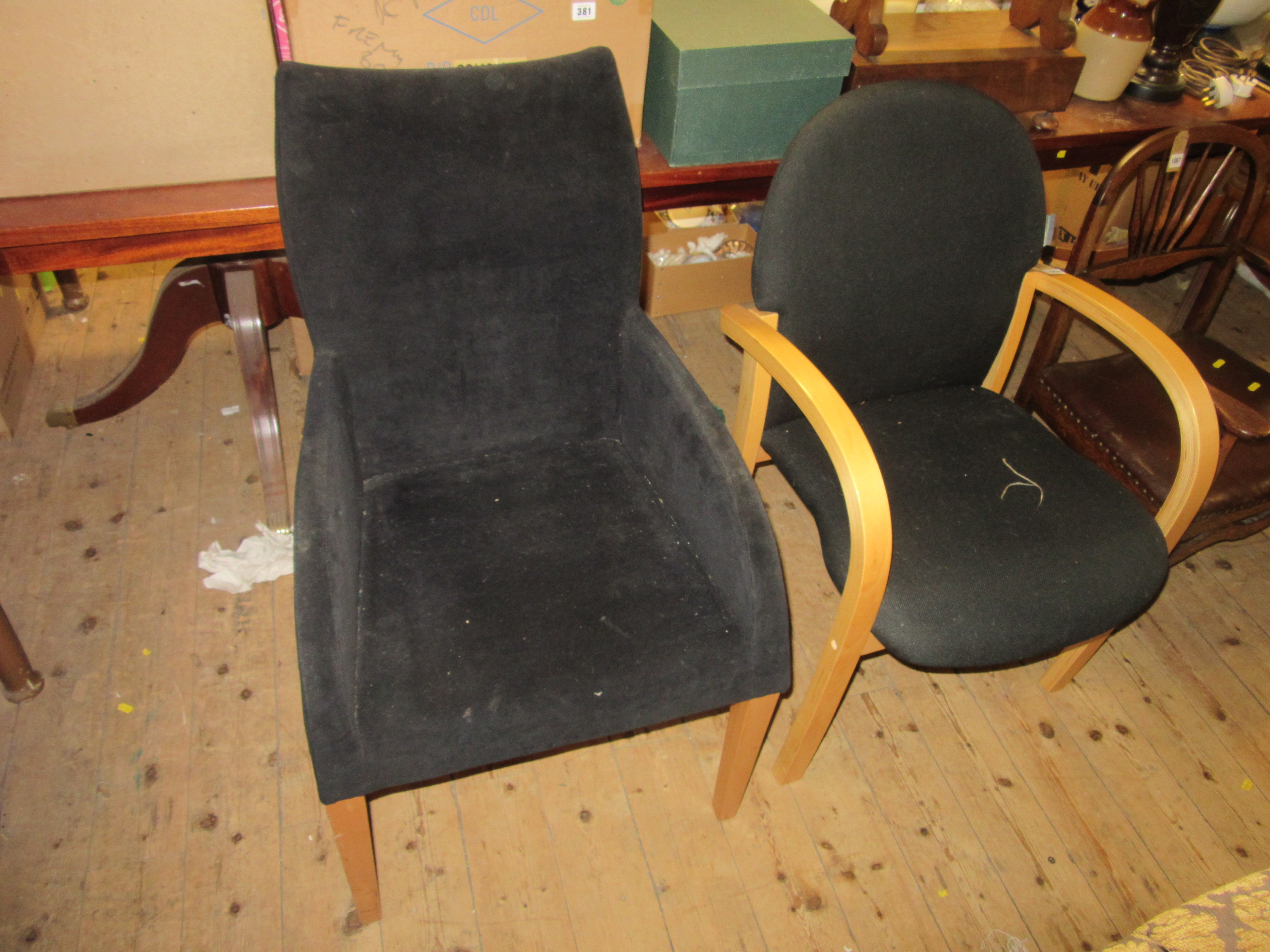 TWO OFFICE CHAIRS Image