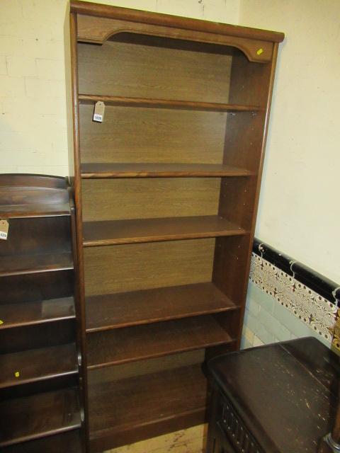 LARGE OAK BOOKCASE Image