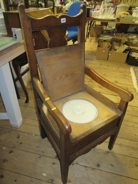 OAK COMMODE CHAIR Image