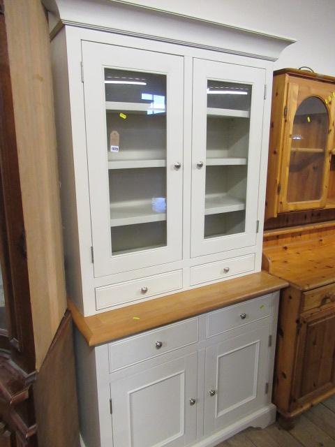 MODERN PAINTED OAK KITCHEN CABINET Image