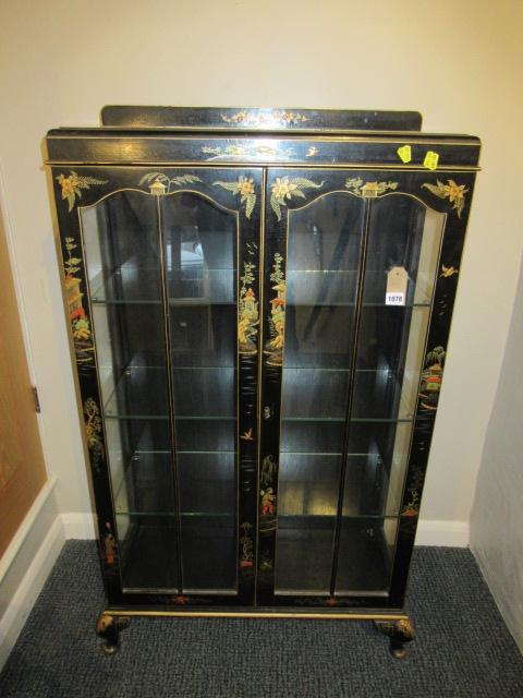 CHINESE DISPLAY CABINET WITH KEY Image
