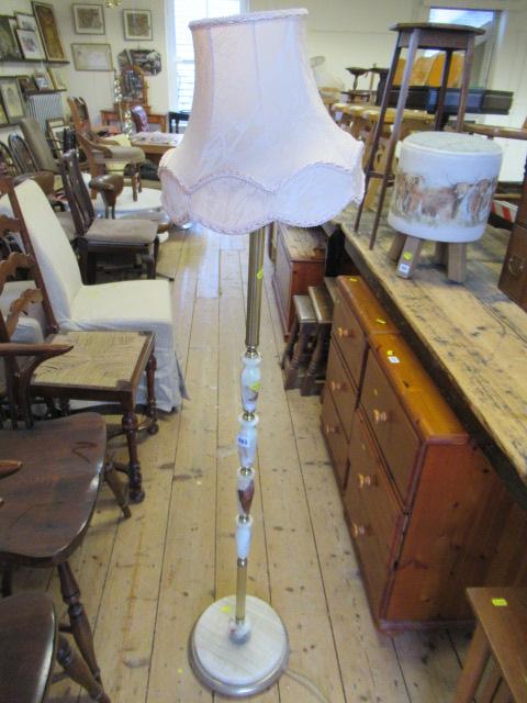 ONYX STANDARD LAMP AND SHADE Image