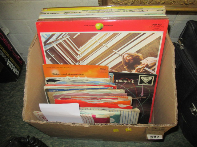 BOX OF LP RECORDS Image